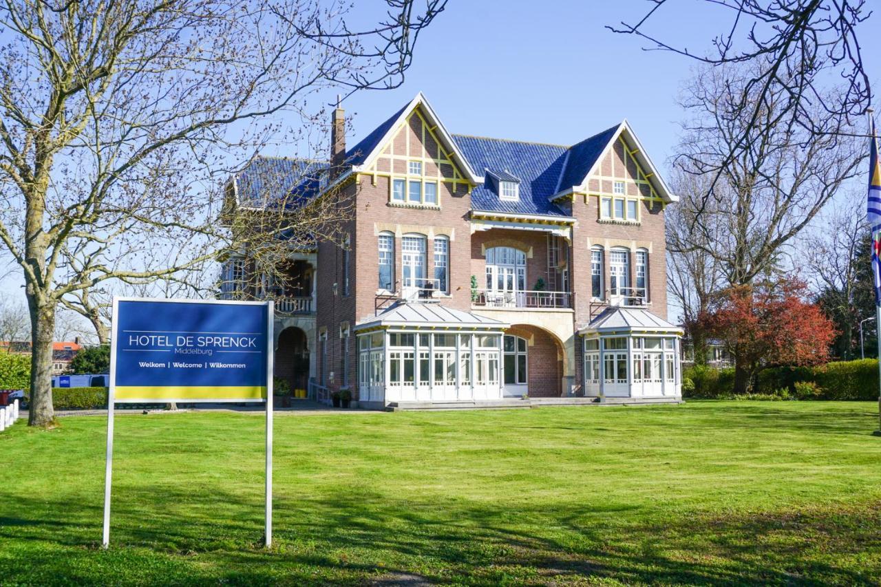 Rijksmonument Hotel De Sprenck ミデルブルグ エクステリア 写真